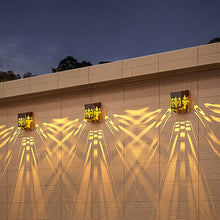 Decorative Solar Fence Wall Light