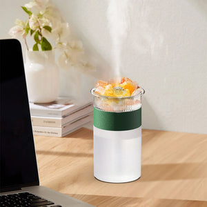USB Salt Stone Mini Air Humidifier Aromatherapy Diffuser