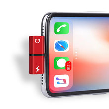 T-shaped Headphone 2-in-1 Dual-port Headphone Adapter for iPhone