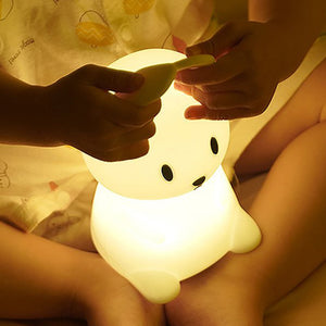 LED Color Changing Cute Bunny Night Light