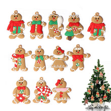 12 Pack Gingerbread Man Ornaments for Christmas Tree Decorations