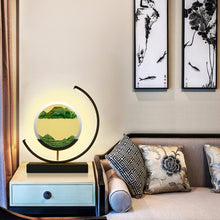 LED 3D Quicksand Table Lamp
