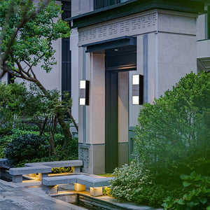 Solar Luminescent Outdoor Patio Wall Lamp
