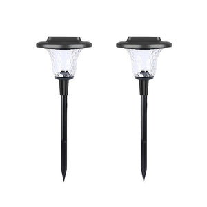 Colored Solar Pathway Garden Lights for Walkway Yard Path