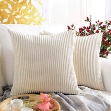 Home Decorative Cream Plush Pillow Covers
