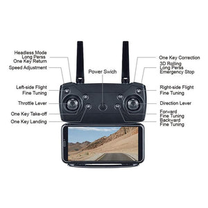 NEW E68 HD Wide Angle 4K WIFI Drone with Remote Control