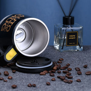Battery Operated Magnetic Stainless-steel Self Stirring Mug