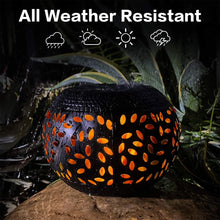 Solar Flickering Flame Tabletop Lantern