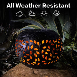 Solar Flickering Flame Tabletop Lantern