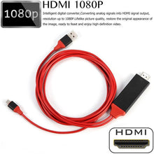 Lightning to HDMI 1080p Adapter Cable for iPhone iPad and iPod