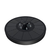 Solar Fountain with Colorful Lighting