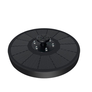 Solar Fountain with Colorful Lighting