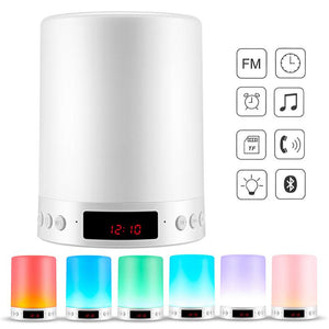 Touch Control LED Night Light with Bluetooth Speaker