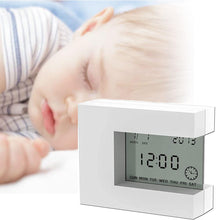 Battery Operated Electronic Square LCD Digital Calendar Alarm Clock with Home Thermometer & Countdown Timer