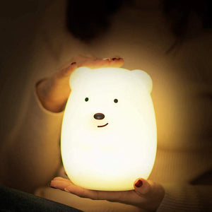USB Rechargeable Cute Animal Silicone Lamp