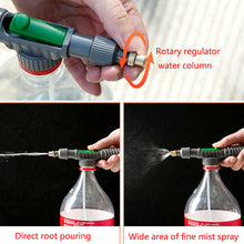 Portable High Pressure Air Pump Manual Sprayer Drinking Bottle Spray Head Nozzle Watering Tool