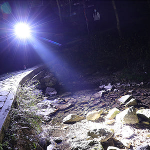 Outdoor Rechargeable Head lamp Flashlight with Red Light