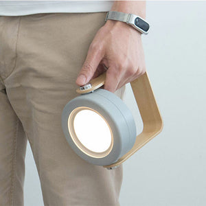 LED Retractable Folding Lamp Portable Wooden Night Light