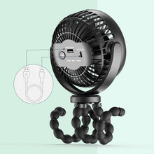 Portable Handheld Mini Stroller Fan with Flexible Tripod