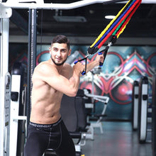 11 Pcs Tube Resistance Bands Set 150 Lb with Storage Bag