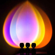 LED Rainbow Projection Desk Lamp