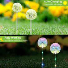 Solar Powered Dandelion Outdoor Garden Light Decoration
