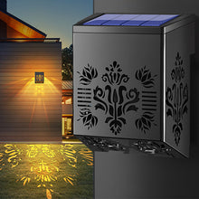 Decorative Solar Fence Wall Light