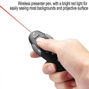 2.4G Wireless Red Laser Presenter Pointer Pen Battery Operated Remote Pointer