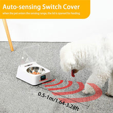 Infrared Sensor Automatically Opens Cover Cat and Dog Feeder Smart Pet Food Bowl