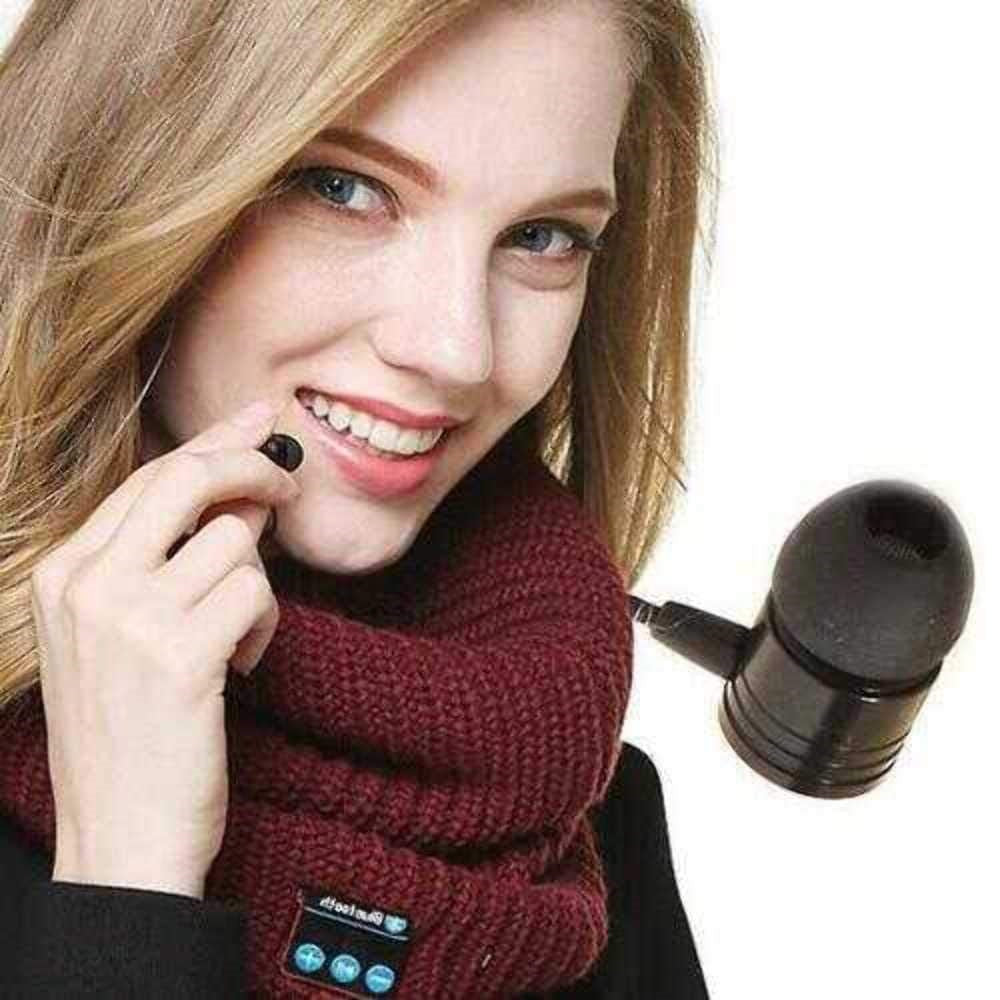 2 in 1 Wireless Bluetooth Earphones Music Scarves Bibs