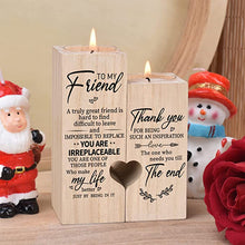 Printing Wooden Candle Holders-to My Friend