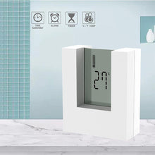 Battery Operated Electronic Square LCD Digital Calendar Alarm Clock with Home Thermometer & Countdown Timer
