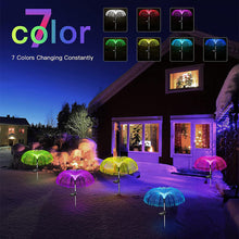 Solar Garden Fiber Optic Lights