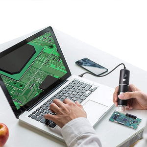 Portable 3-in-1 USB High-Definition Wi-Fi Enabled 50-100x Magnification Digital Microscope