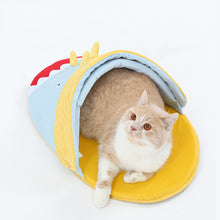 Cartoon Animal Slipper Shape Soft Nest Non-Slip Pet Bed