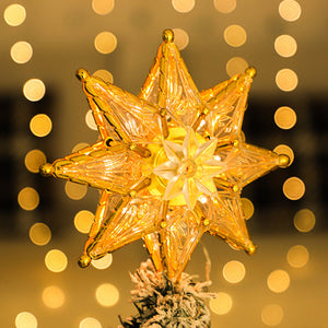 LED Christmas Decor Tree Star Top Light