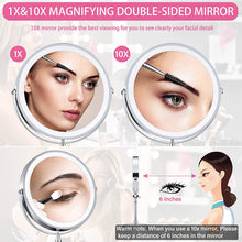 8-inch LED Backlit Makeup Vanity Mirror