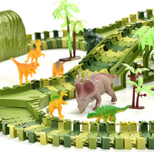 Dinosaur Race Track Car Playset