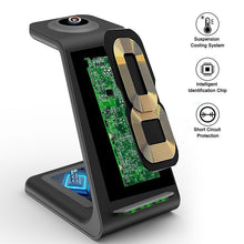 10W 3-In-1 Fast Charge Wireless Charger Dock For iPhone 11 Pro SE2, Apple Watch, AirPods Pro