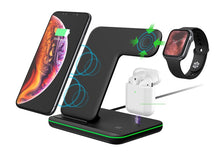 3 in 1 Vertical Mobile Phone Holder Wireless Charger