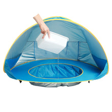 UV-Protection Pop-Up Beach Tent with Pool