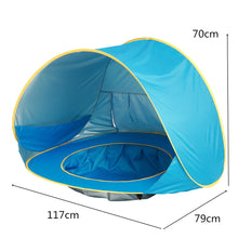 UV-Protection Pop-Up Beach Tent with Pool