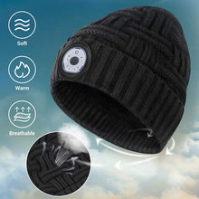 Light Up Flashlight Knitted Beanie Cap