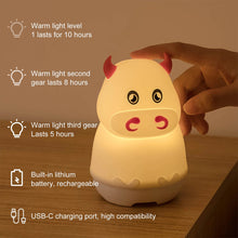 USB Rechargeable Silicone Animal Night Light and BT Speaker