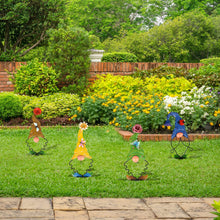 Metal Gnome Garden Stake Decor