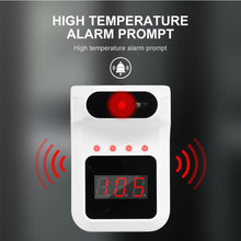 Hands-Free Precise Infrared Non-Contact Thermometer with LCD Display and Alarm