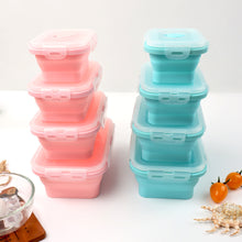 4 Sizes Silicone Collapsible Lunch Box