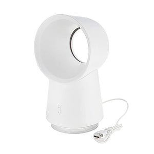 LED Bladeless Cooling Desktop Fan Mist Humidifier