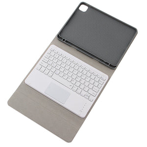 Protective Detachable Keyboard Magic Touchpad Case for Apple iPad with Apple Pencil Slot