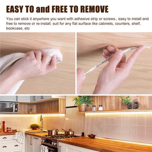 Hand Sweep Motion Sensor USB Rechargeable LED Light Strip for Bedroom, Kitchen, and Wardrobe
